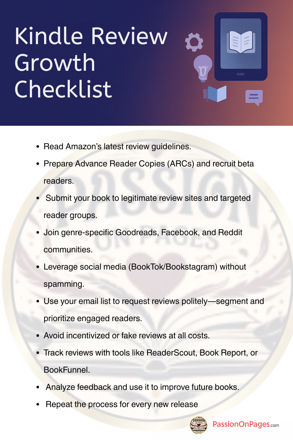 Kindle Reviews Strategy